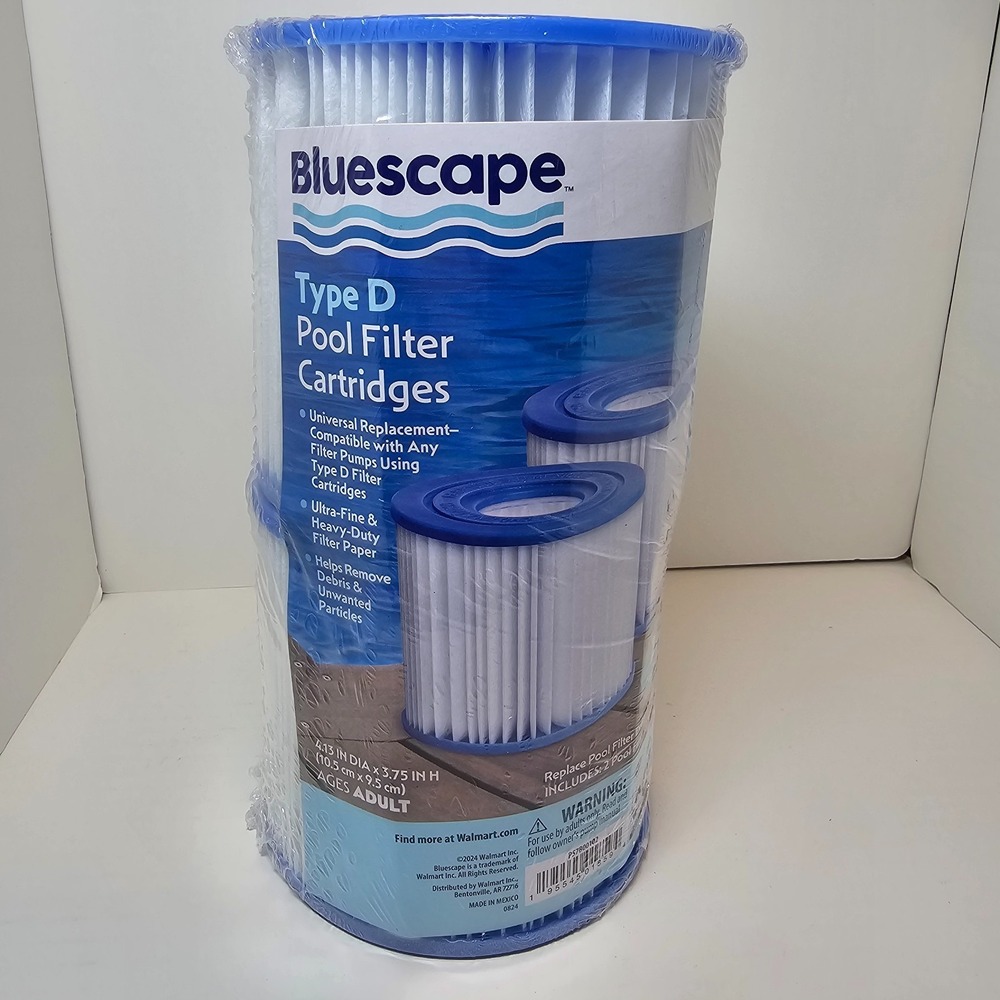 SPA FILTER by Bluescape Type D Pool Filters  2 pack 4.13" DIA  X 3.75" H